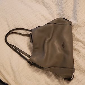 Coach grey shoulder bag
